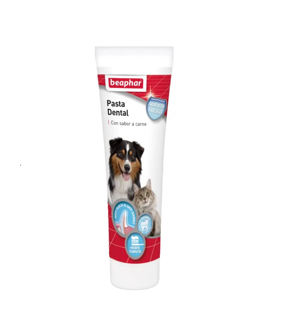 Pasta Dental Beaphar 90 gr Sabor Carne ( Perro y Gato )